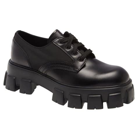 prada loafers puffy|prada lace up shoes.